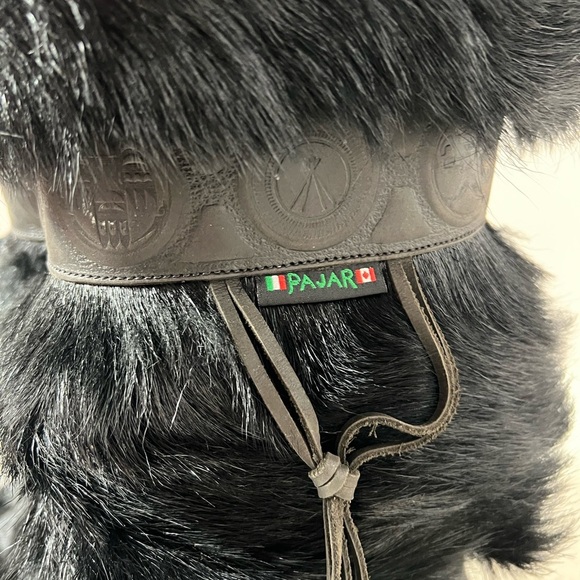 Pajar Vintage Canada Apres Ski Black Goat Fur Winter Boots EUR 38 / 7 Tribal - Picture 2 of 9